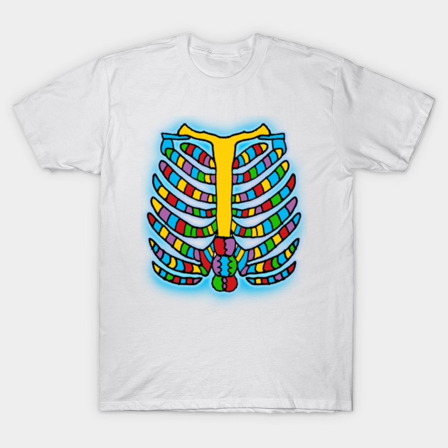 ribcage skeleton costume tee T-Shirt-TOZ